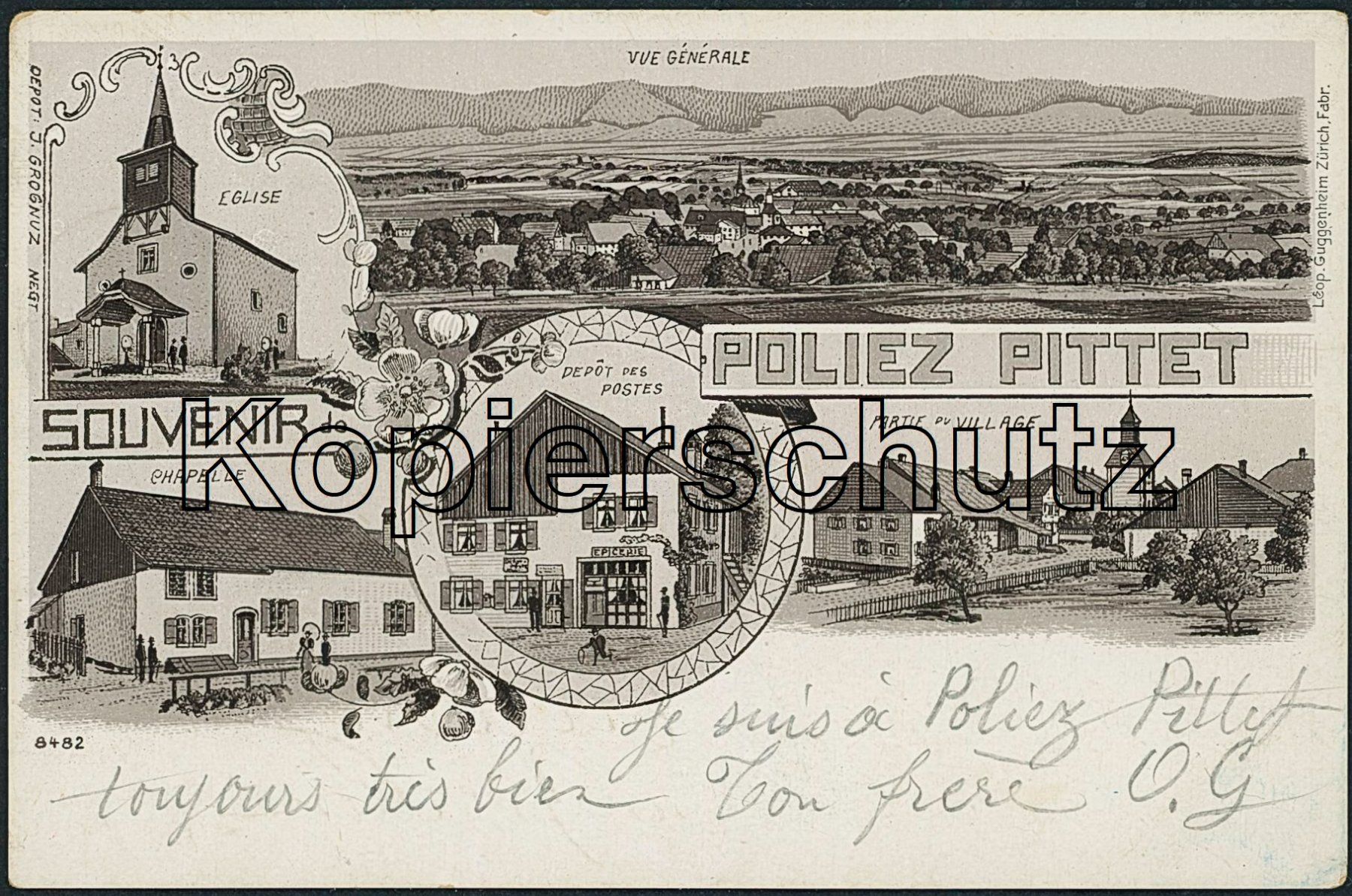 Cartoline postali: VD Poliez Pittet - Litho – Usato da Schindellegi venduto da Jonathan77