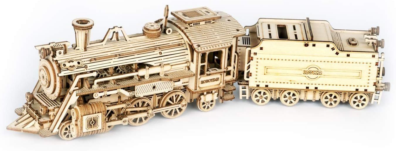Puzzle: 3D Puzzle Dampflokomotive Holzpuzzle – Nuovo e nell'imballaggio originale da Châtelaine venduto da topshop.switzerland 3