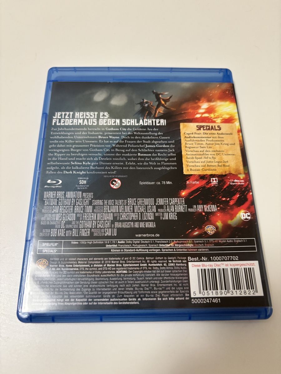 Tutti i DVDs: Batman: Gotham by Gaslight - Blu-ray – Usato da Luzern venduto da Armastra 1