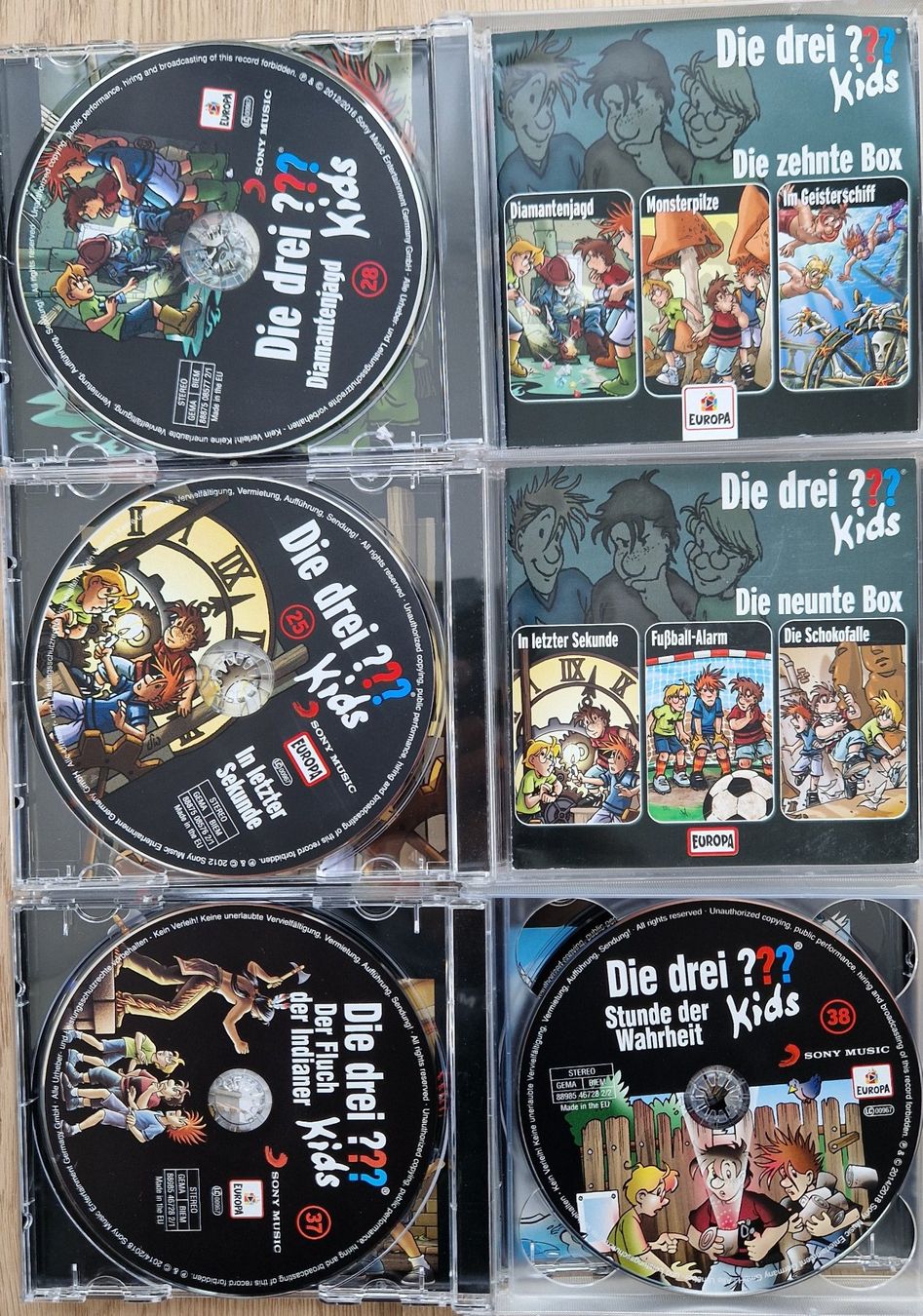3 Boxen Die drei ??? Kids Hörspiele, Top Zustand! (Gebraucht) in ...