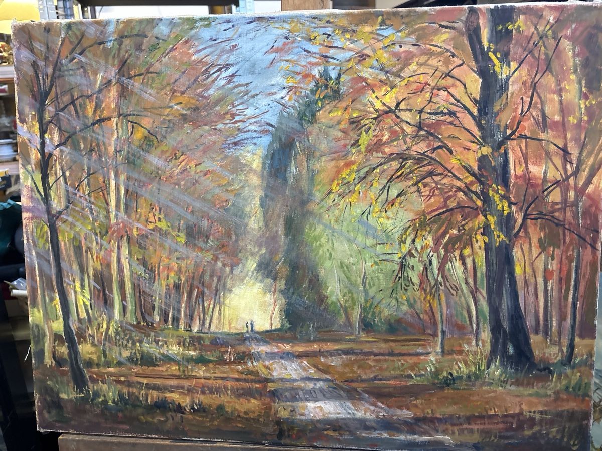 Dipinti: Alte Öl Bild. Signier 61/32 – Usato da Niederhasli venduto da abd_bm8t 1