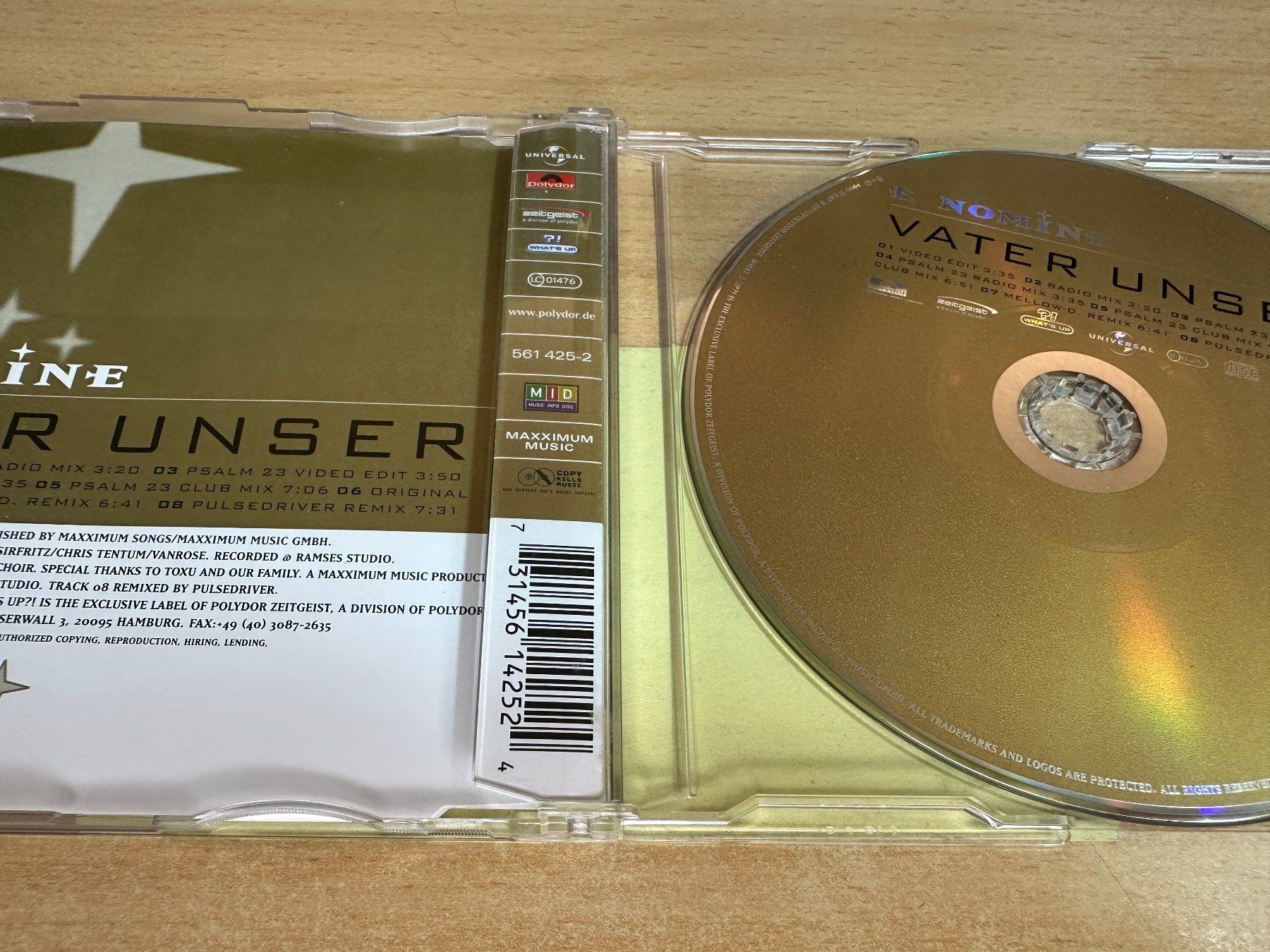 CD: E Nomine – Vater Unser - Single CD – Usato da Rikon im Tösstal venduto da Alpenmutz 1