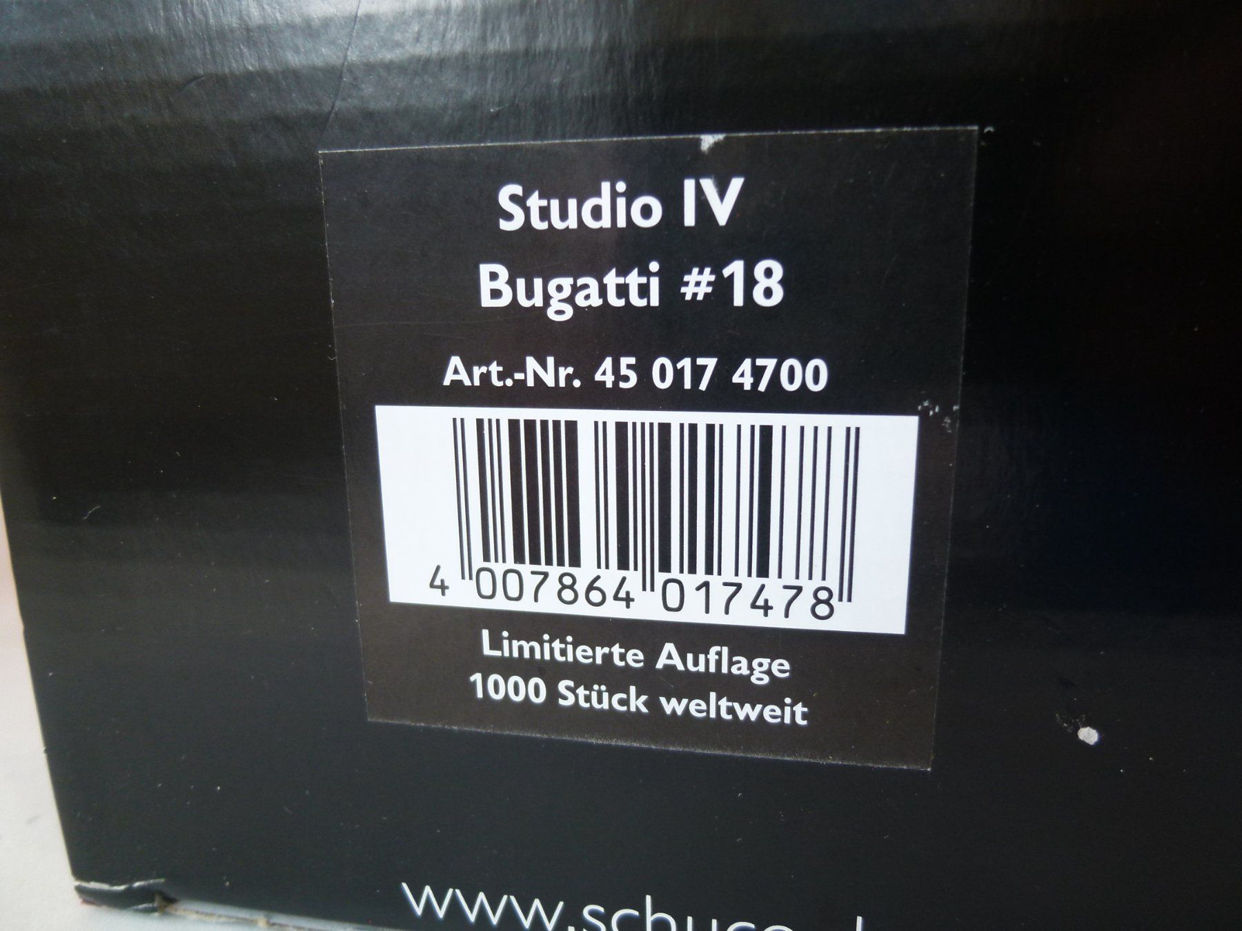 Bugatti Modellini d'auto: BUGATTI - Studio IV -  (1:24 ?) 16cm - SCHUCO Classic LTD %% – Usato da Reiden venduto da mondial2 2