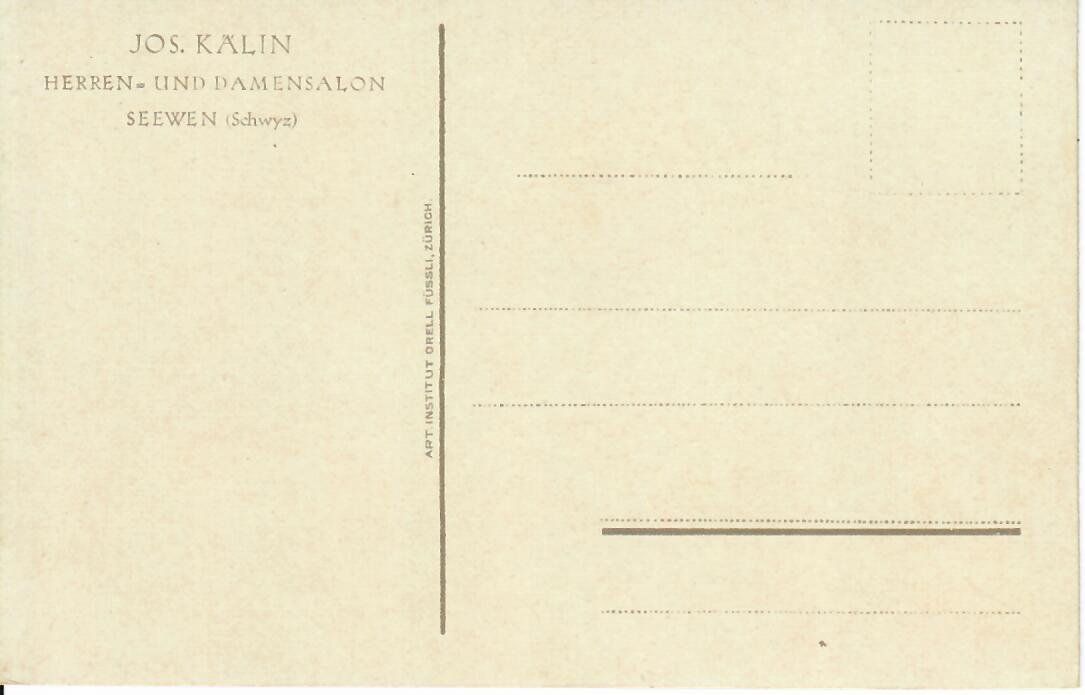 Cartoline postali: Seewen Schwyz mit Strassenbahn – Usato da Hochdorf venduto da Ziegel-16 1