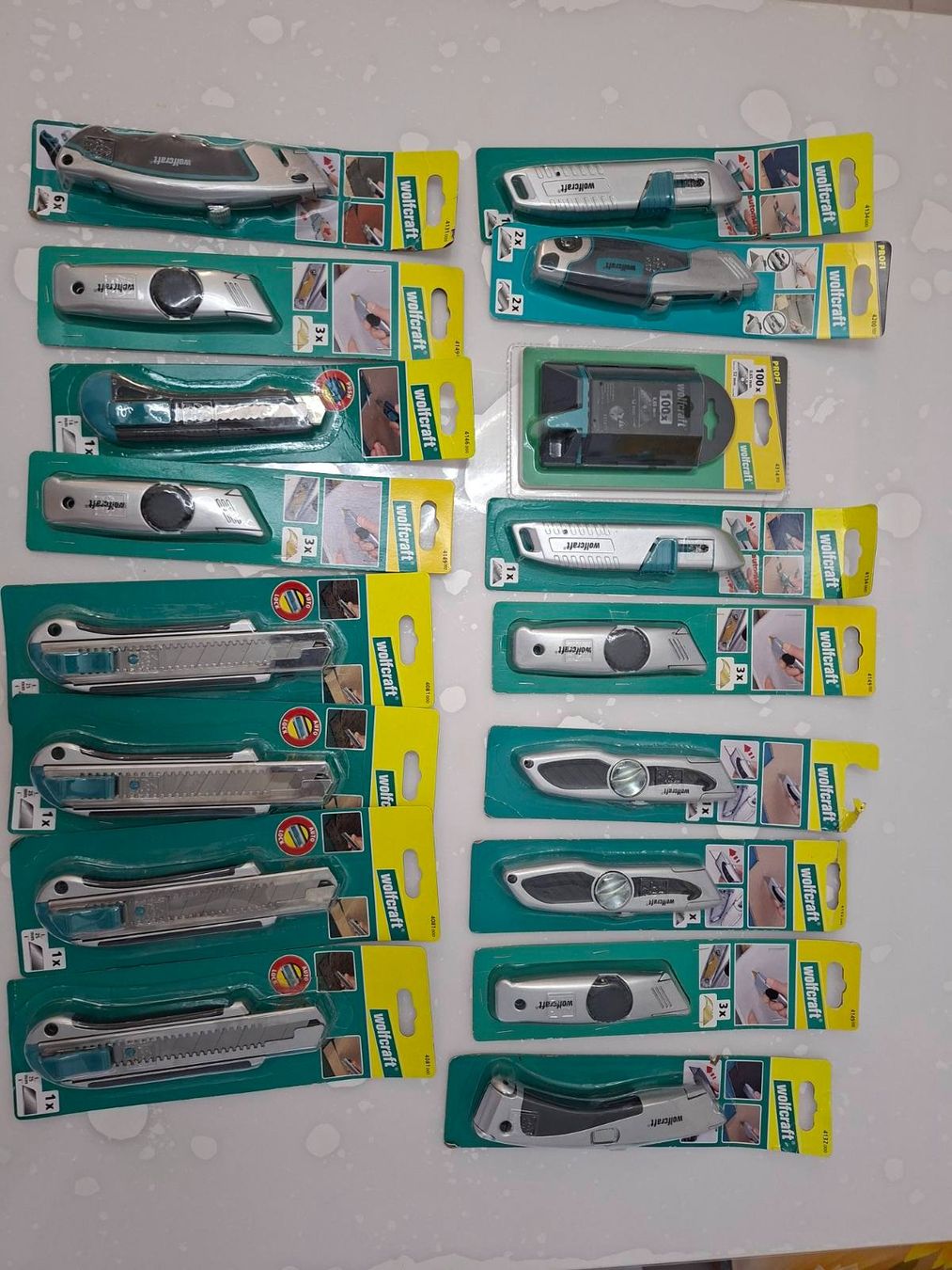 Wolfcraft Tutti gli attrezzi: professionelle Messer – Nuovo e nell'imballaggio originale da Aesch BL venduto da Pendrive 4