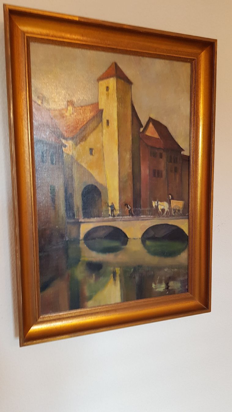 Gemälde: wertvolles Bild von Hess mit Rahmen – Gebraucht aus Zürich von ELISABETHA47