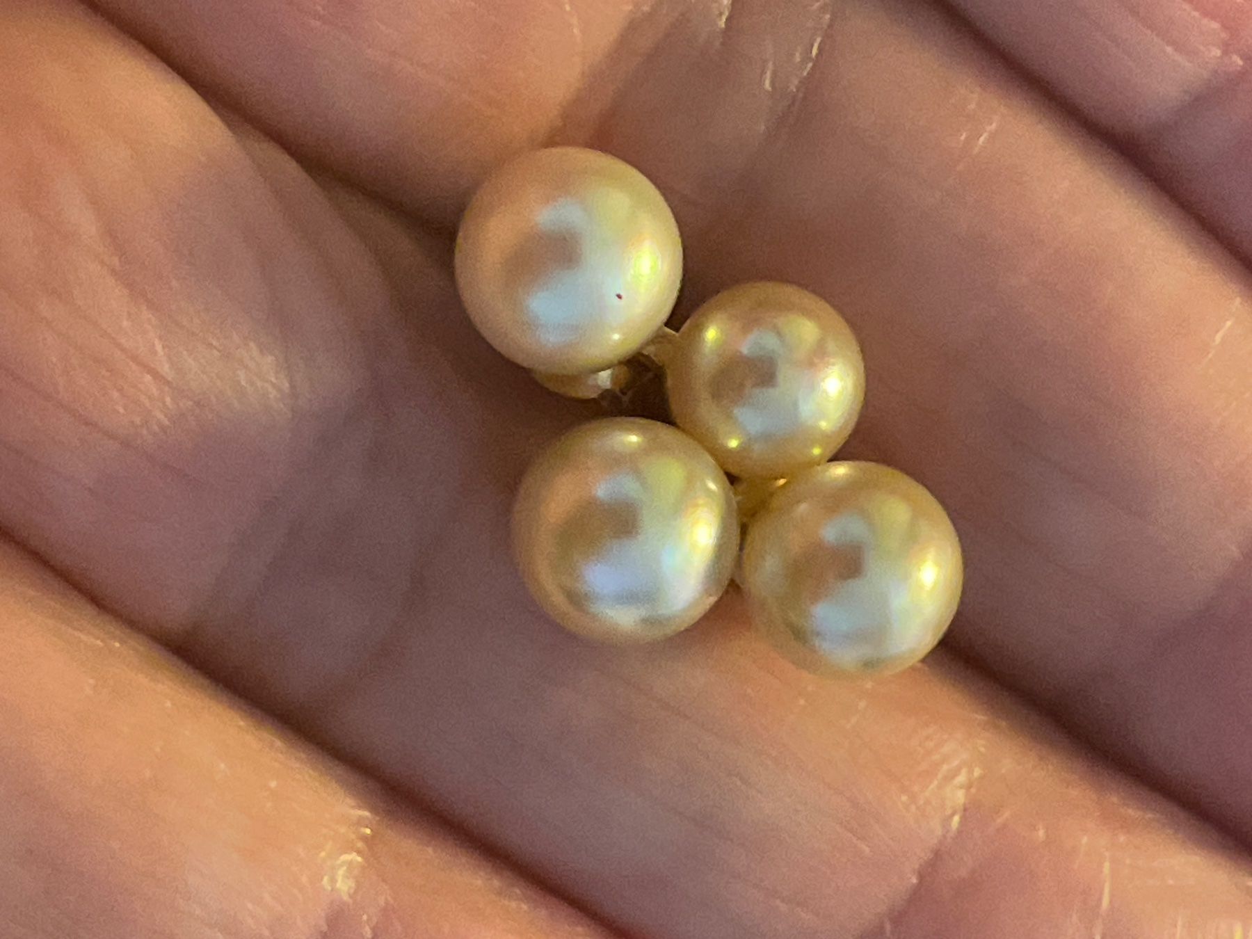Boucles d'oreille: Boucles d’oreilles en or 18c avec perles – D'occasion à Montreux par Pipo7878 7