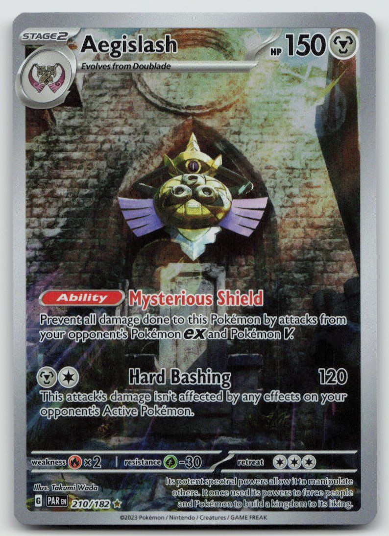 Pokémon Carte collezionabili: Pokemon Aegislash 210/182 PAR EN 2023 – Usato da Lugano venduto da VlaseCard