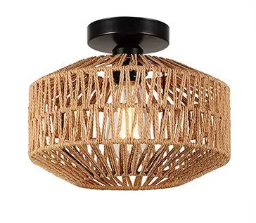 Lampadari & plafoniere: Deckenleuchte aus Hanfseil – Nuovo e nell'imballaggio originale da Geneve venduto da Titi2008