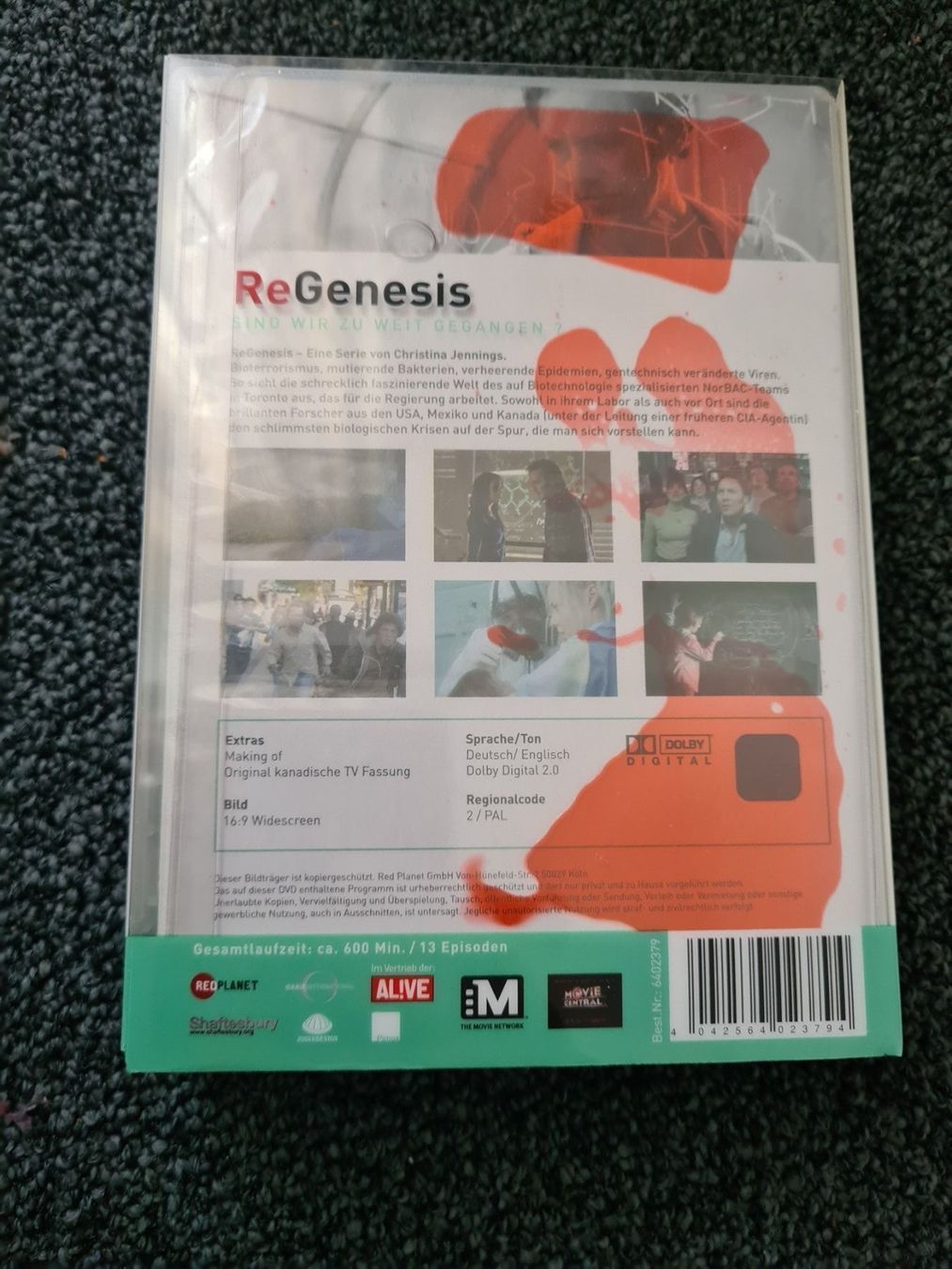 Tutti i DVDs: RE GENESIS STAFFEL 1 – Usato da Ruswil venduto da jan_bxl5 1