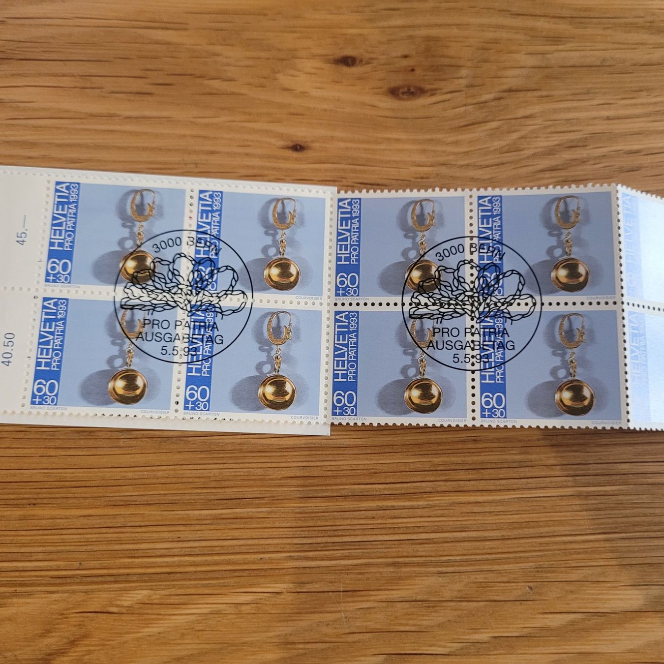 Alle Briefmarken: Markenheftchen Carnet De Timbre pro Patria 1993 – Gebraucht aus Biel/Bienne von Destockweb 3