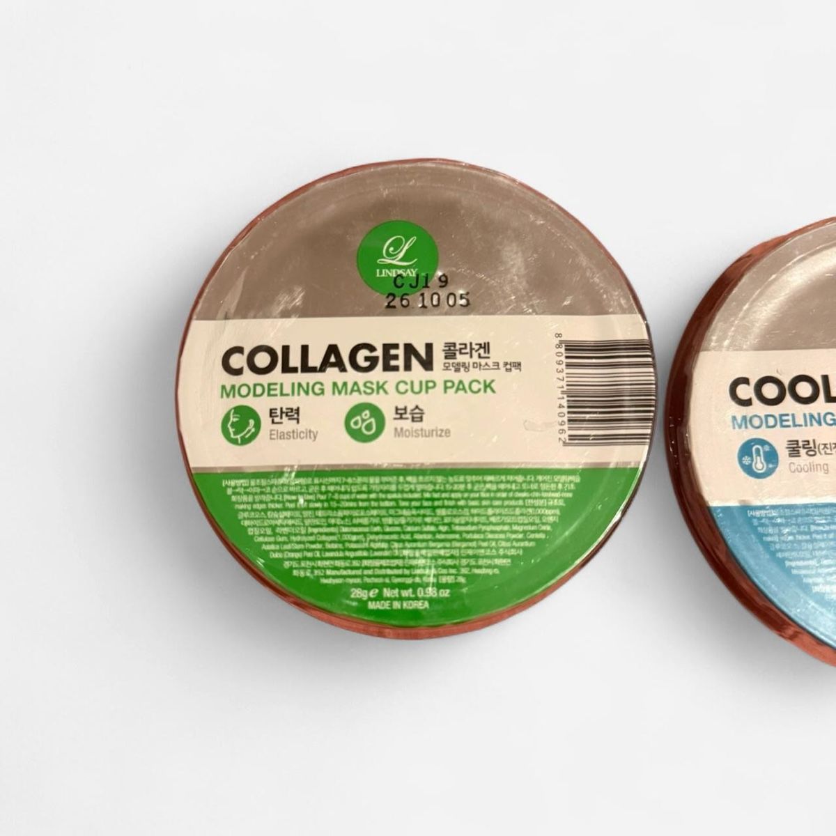 Gesichtspflege: Lindsay Modeling Mask Cup Pack - Collagen and Tea-Tree – Neu und originalverpackt aus Basel von 1moonstar 1