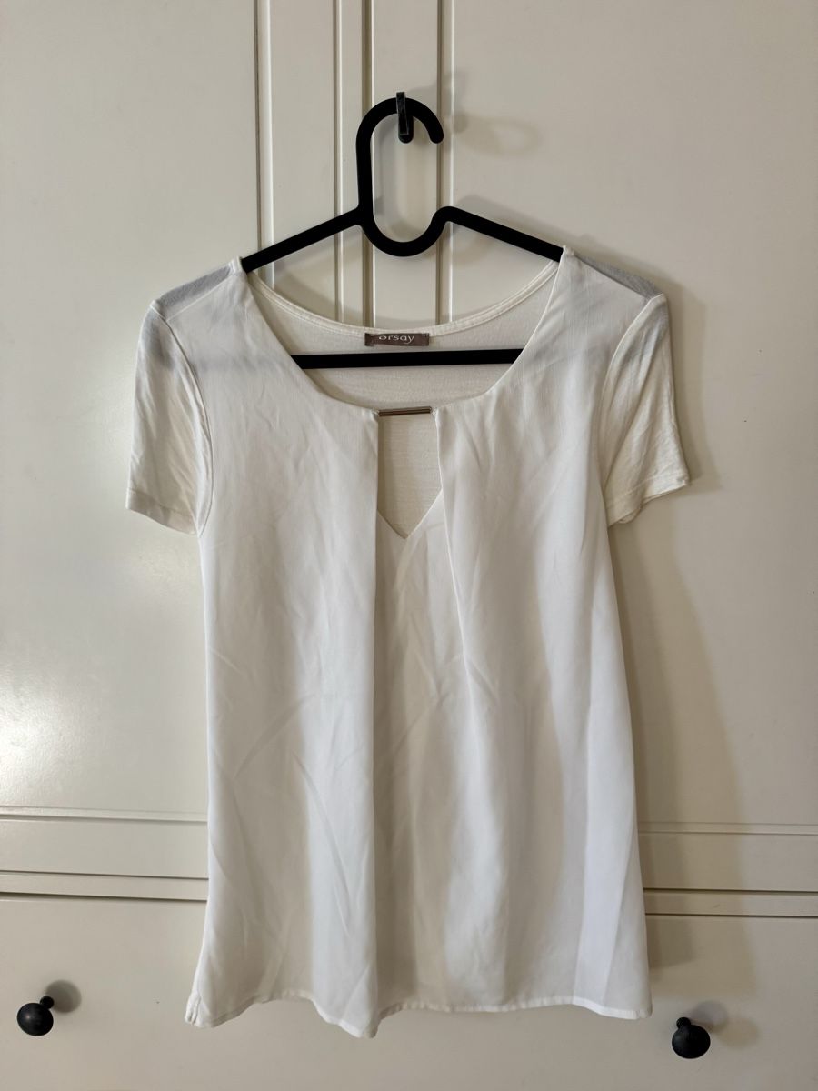 Orsay Camicette: Off-White Summer Blouse - Elegant and Lightweight Top – Usato da Bülach venduto da dan_7scp