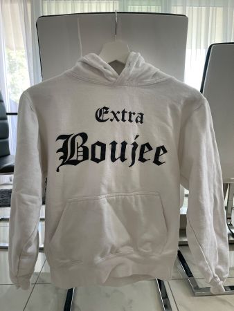 Weisser Hoodie