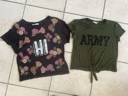 2er Set T-Shirts Gr. M - Sommerlich, Top Zustand!