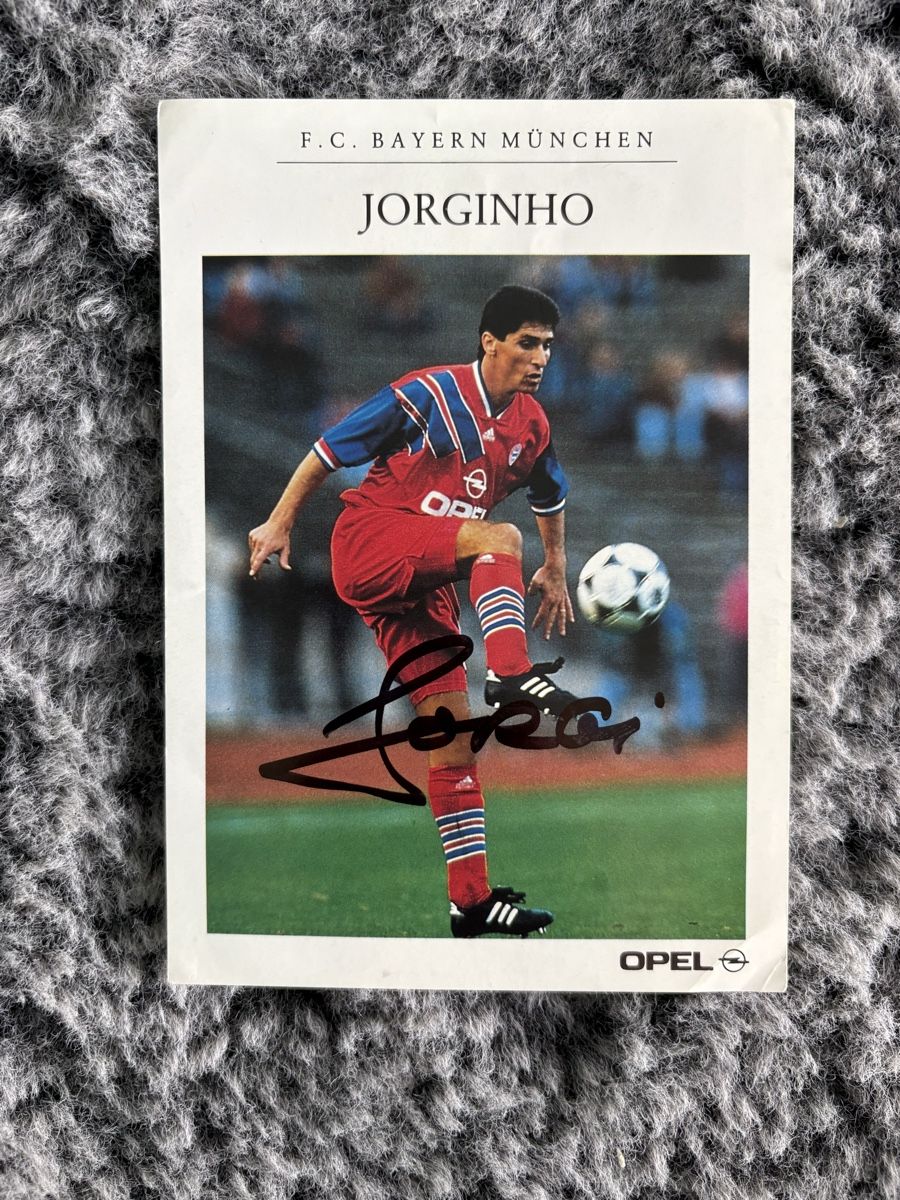 Autografi: Jorginho Original Autogramm (FC Bayern) – Usato da niederbipp venduto da LaHabana1