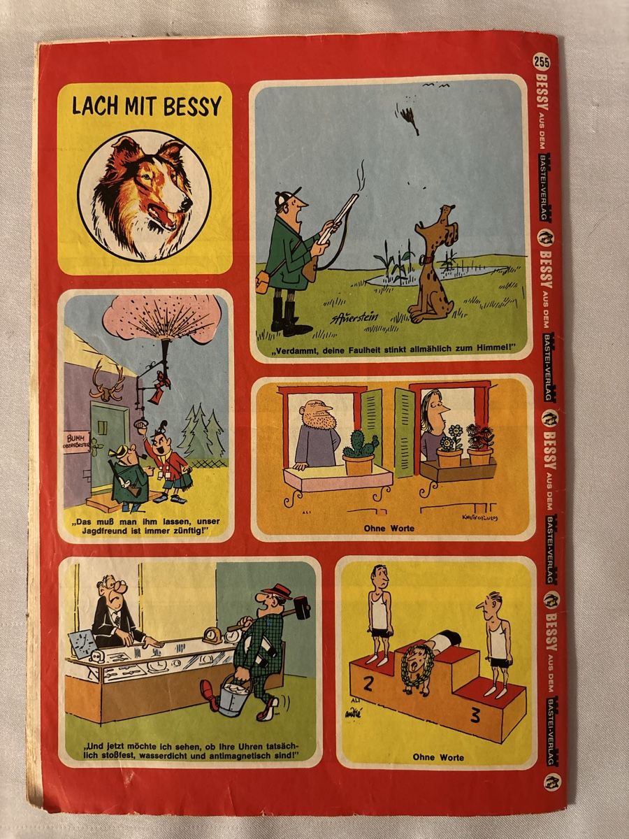 Fumetti: BESSY Comic Nr. 255 "Das Rätsel der Sonnensaat"  – Usato da Menziken venduto da nik_b79w 1