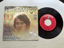 PETER MAFFAY tolle Single Kult Du der Super Hit aus den 70's