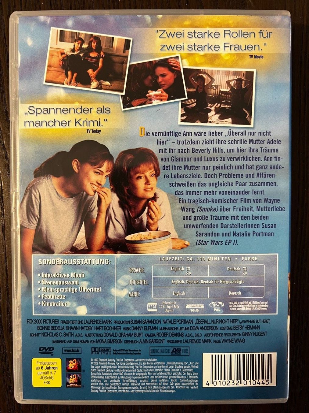 Tutti i DVDs: Überall, nur nicht hier – Usato da Zürich venduto da FilmFreunde 1