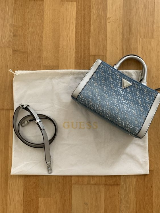 Ricardo Guess Handtasche Schwarz Silber Guess Handtasche Blau