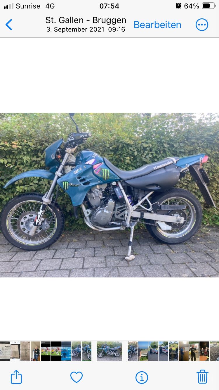 Kawasaki Enduro: Kawasaki klr 650 – Usato da St. Gallen venduto da zx10r 3