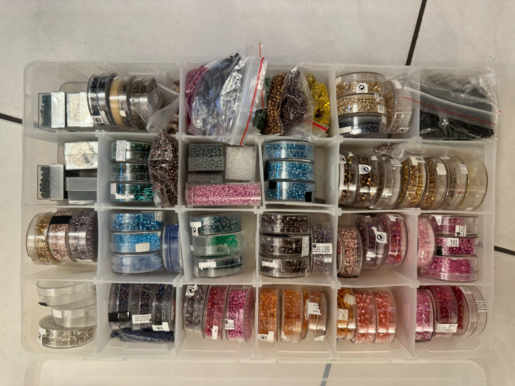 Kit bricolage: Material zum Schmuck machen oder basteln - Rocaille Nr. 11 – Nuovo (secondo la descrizione) da Maienfeld venduto da Fashion_2009