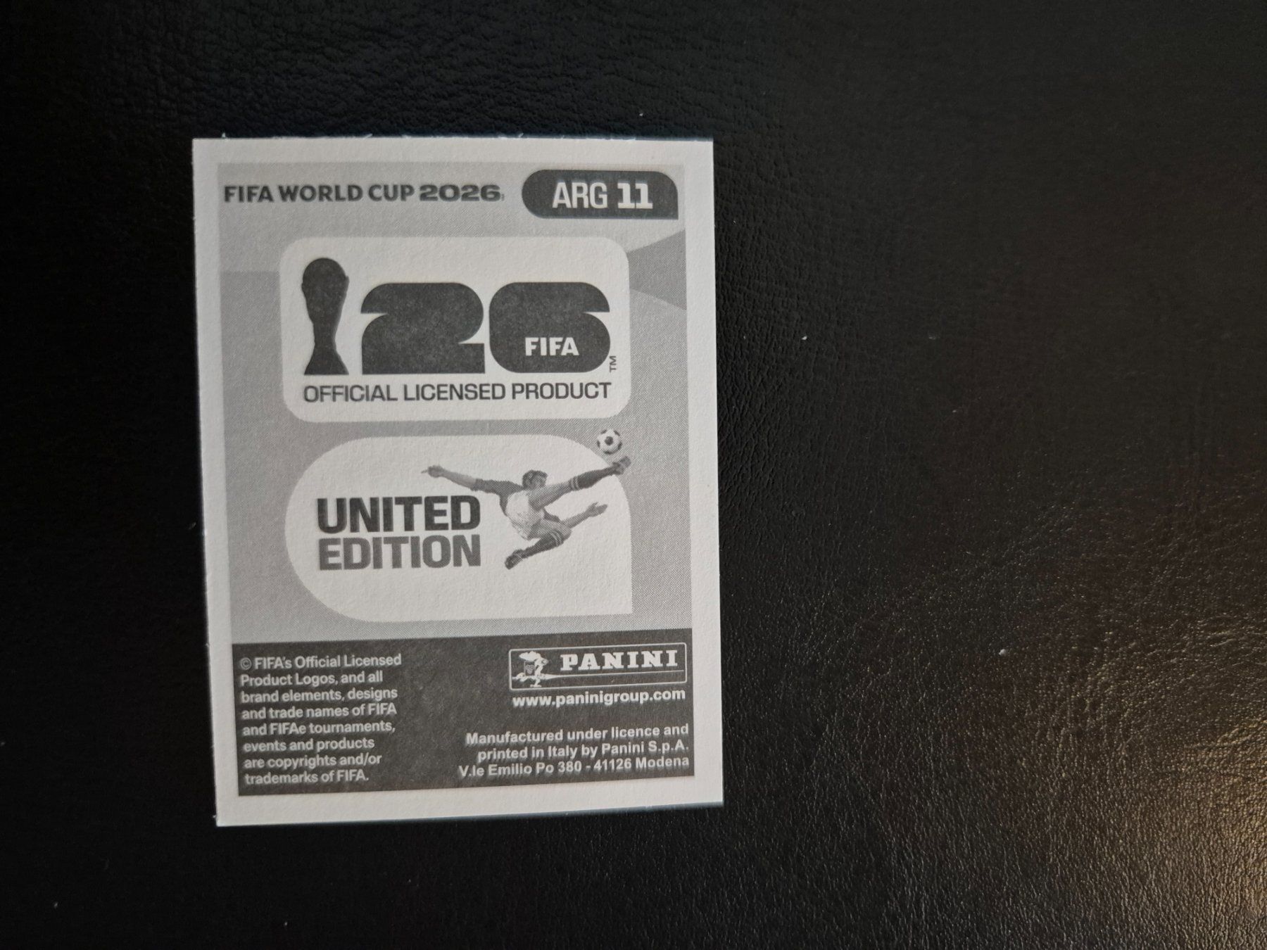Panini Carte collezionabili: Panini WM 26 ARG 11 – Nuovo (secondo la descrizione) da Rorschacherberg venduto da AJ3108 1