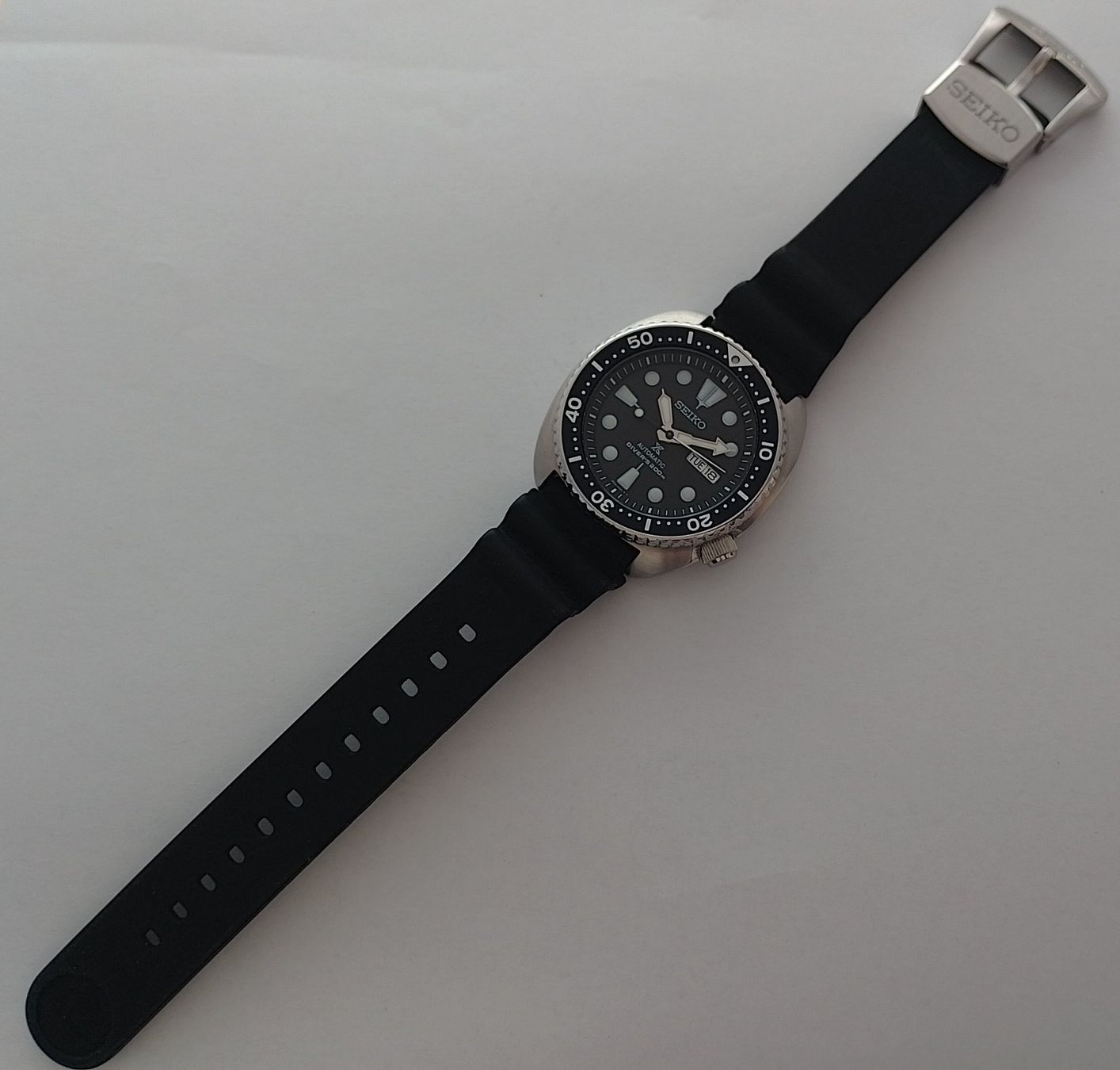 Seiko Orologi: Seiko Prospex "Turtle" Automatic Diver (SRPE93K1 / 4R36) – Usato da Basel venduto da Givens_Watches 2