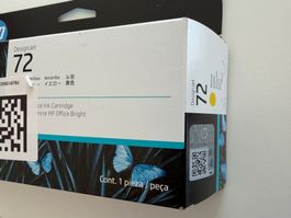 72 Designjet Druckerpatrone Original HP für Plotter YELLOW