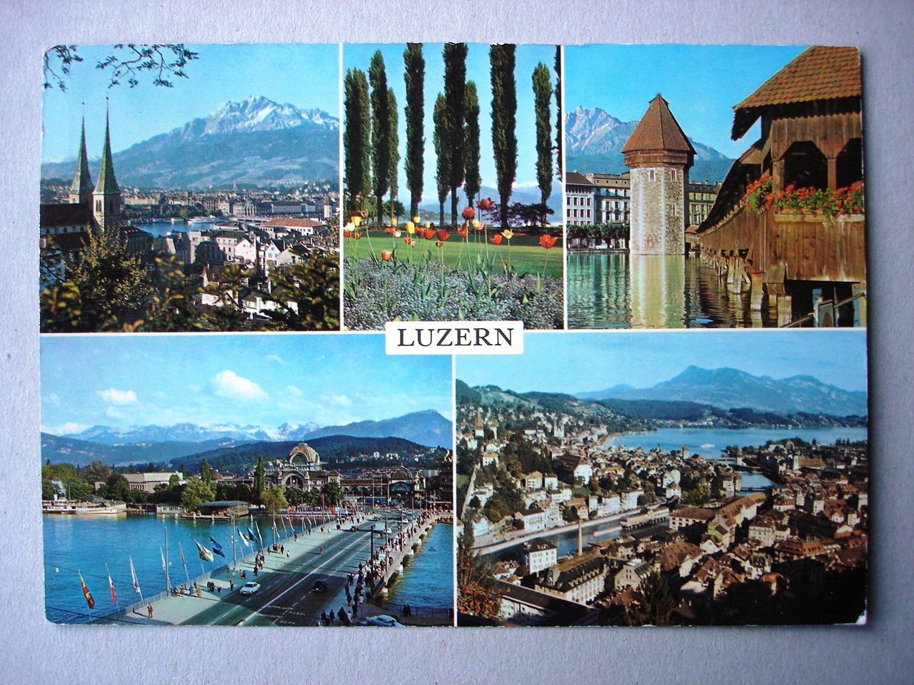 Ansichtskarten: 5-Bild-AK LUZERN – Gebraucht aus Jona von philajona