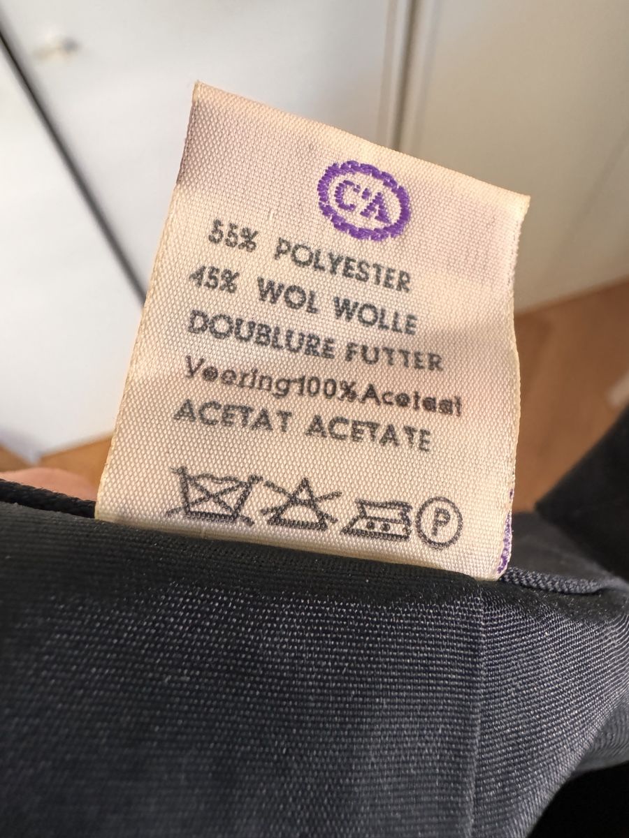C&A Gonne: Schwarzer Bleistiftrock C&A 38 55% Wolle – Nuovo (secondo la descrizione) da Richterswil venduto da Manu55555 3