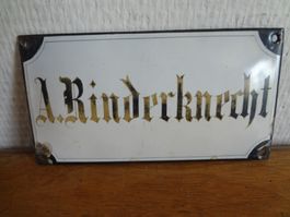 Emailschild Jahrhundertwende