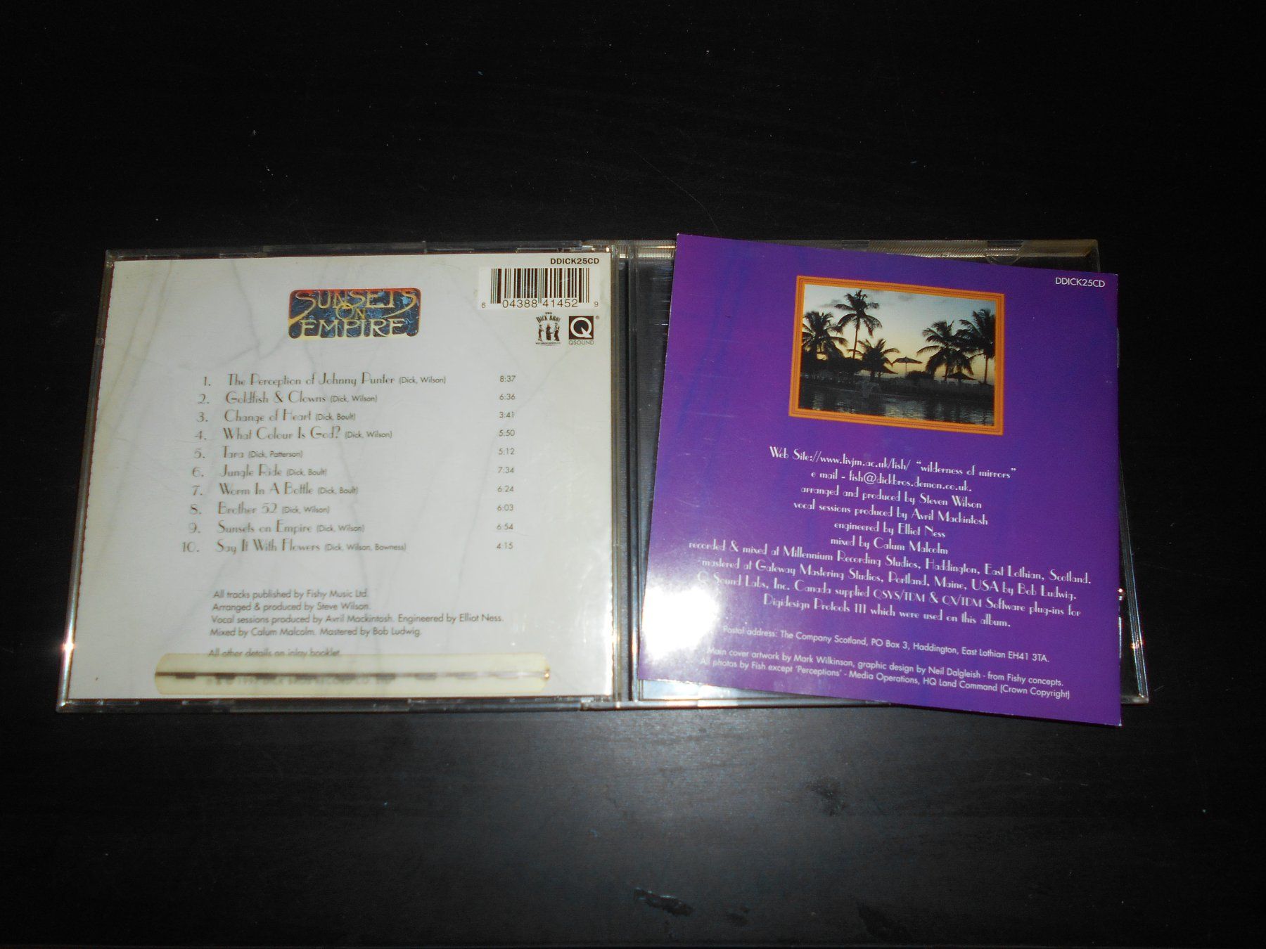 CD: Fish – Sunsets On Empire / 1997 – Usato da Aarberg venduto da witchhunter01 1