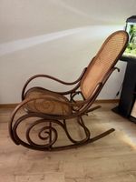 Thonet rocking chair bentwood rattan seat good condition