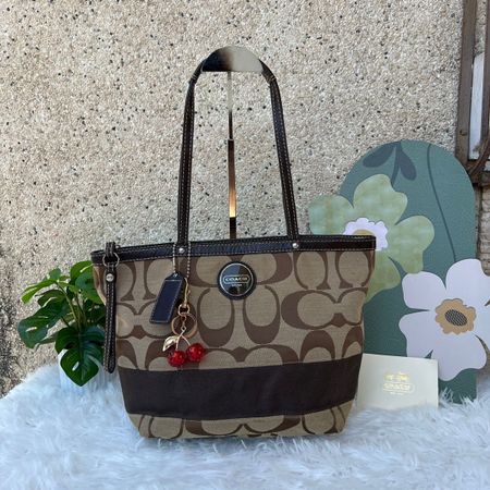 Coach Handtasche, Canvas braun, Top Zustand, Frühlings Sale!