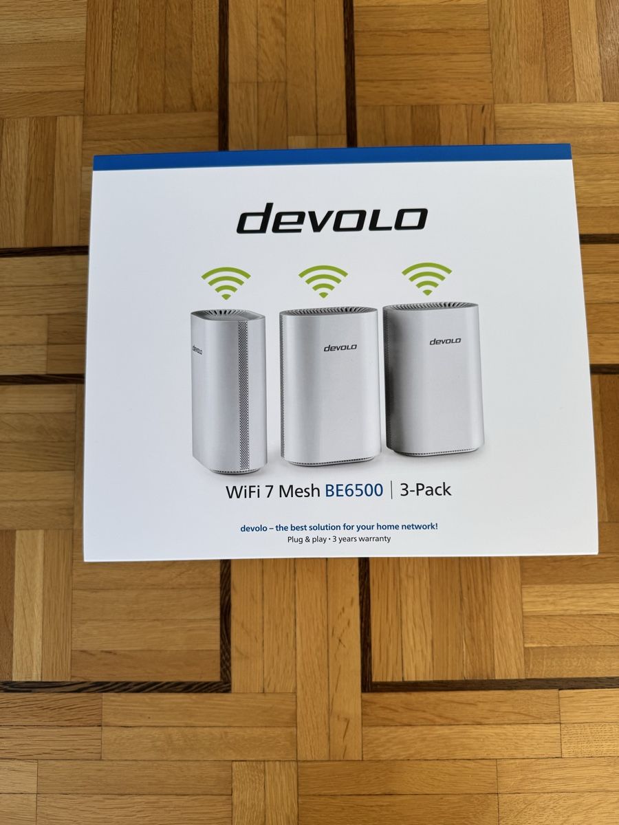 Devolo Modems & Router: Devolo WiFi 7 Mesh BE6500 3-Pack - Router - WLAN – Neu und originalverpackt aus Luzern von gparadise1