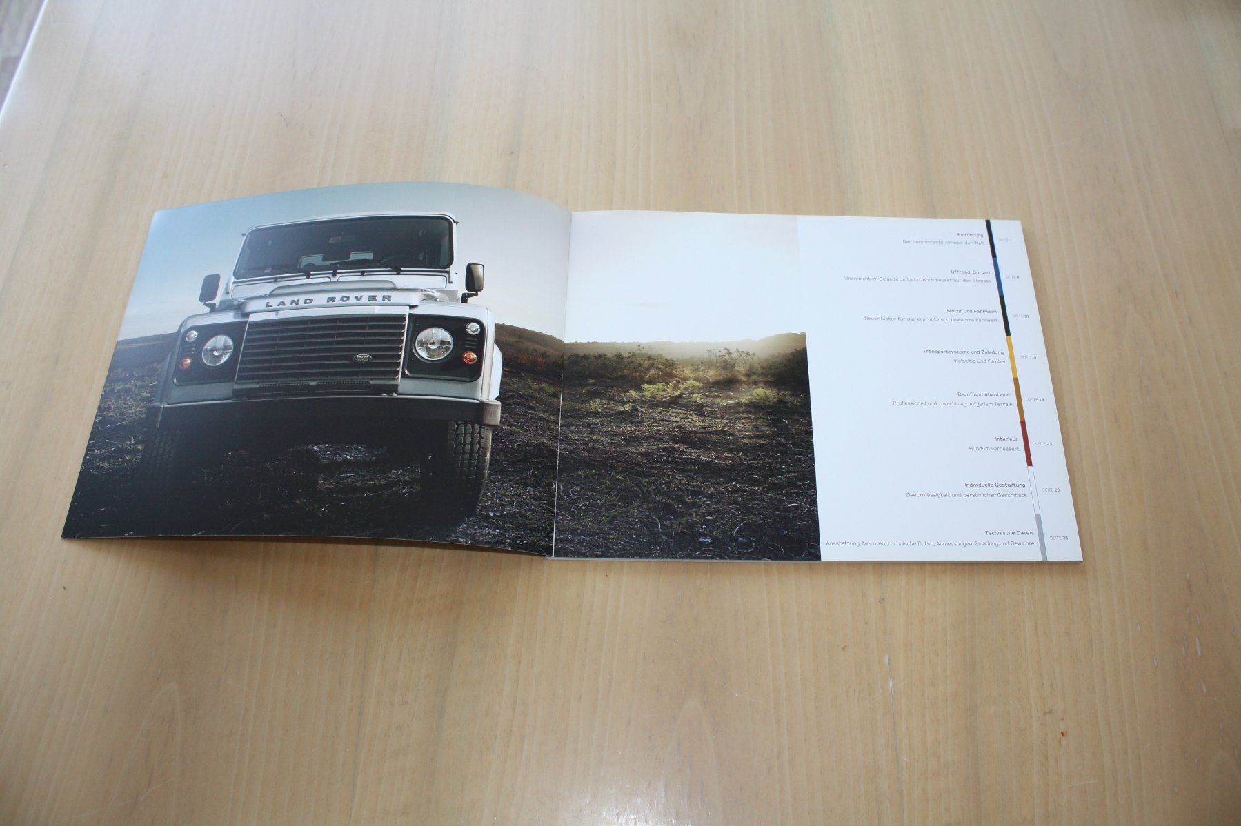 Land Rover Documenti: Land Rover Defender Broschüre 2009 – Usato da Wikon venduto da erwin400 1