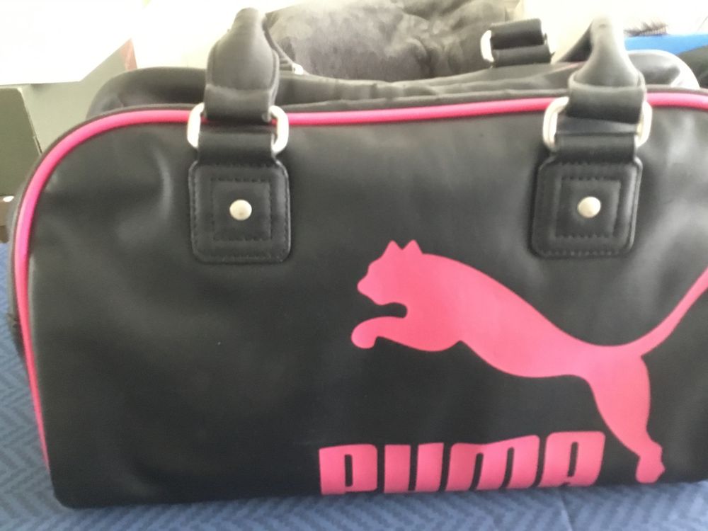 Sac de sport outlet puma rose et gris