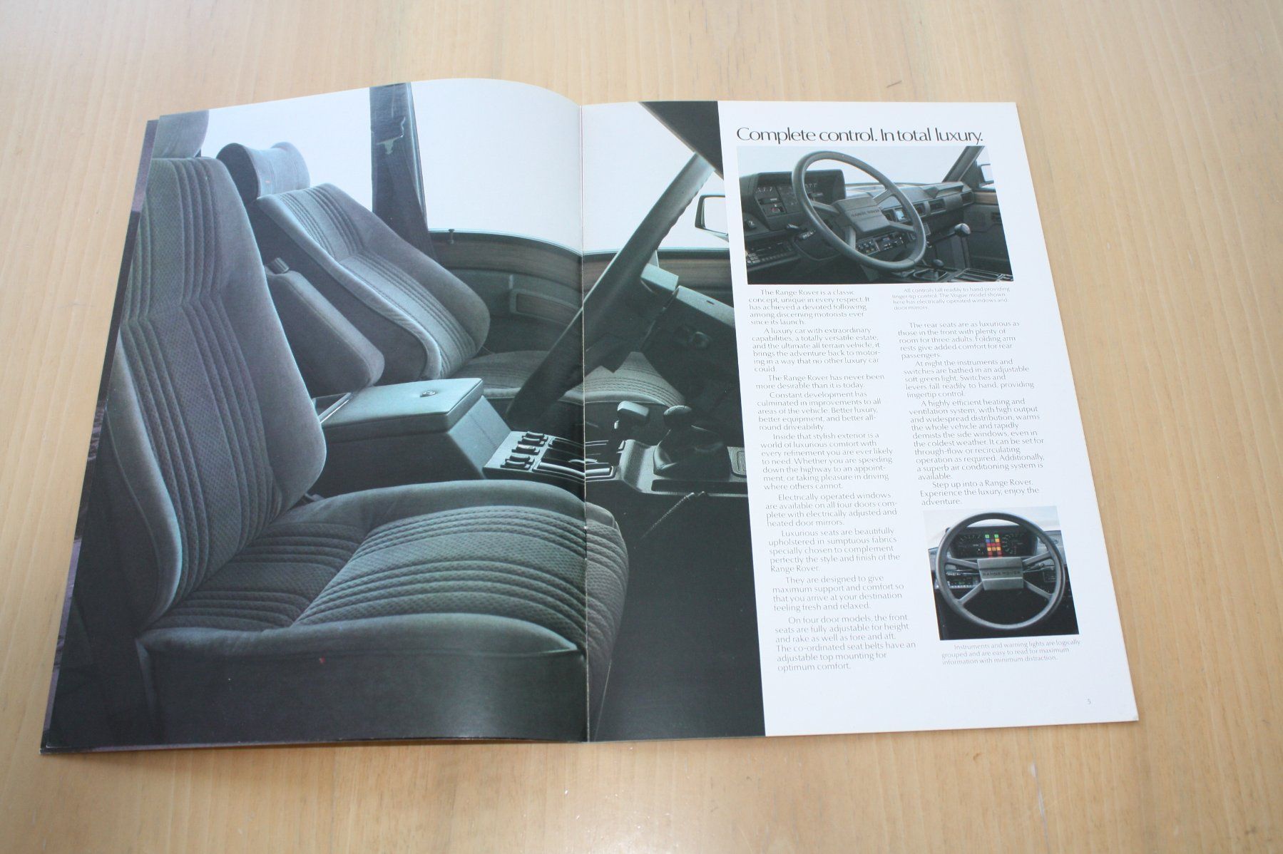 Dokumente: Range Rover Classic Broschüre Prospekt Katalog 5/1984 – Gebraucht aus Wikon von erwin400 2