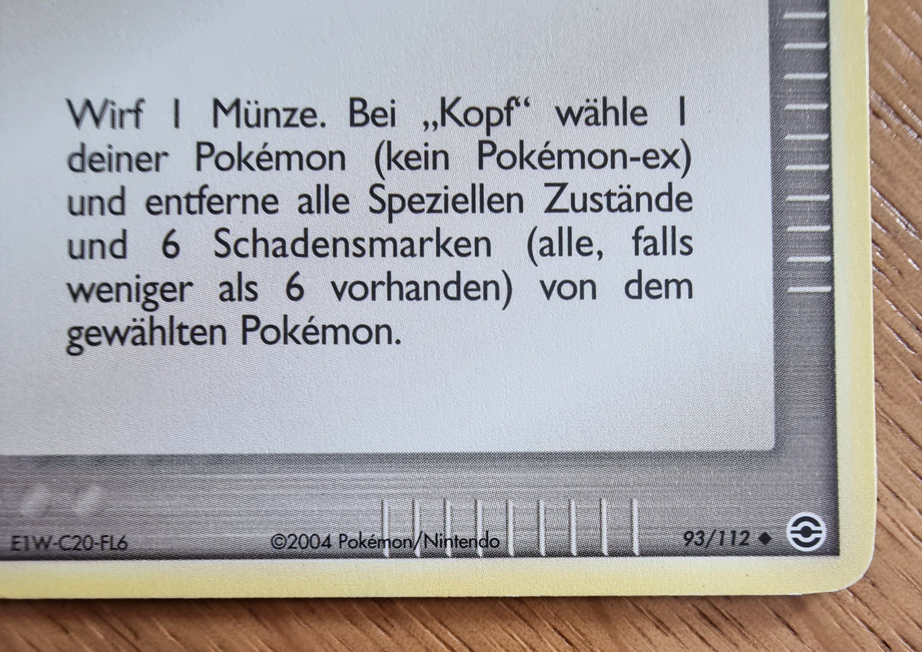 Pokémon Sammelbilder & Trading cards: Pokémon Lebenskräuter 2004 DE 93/112 – Gebraucht aus Roggwil BE von S_Cards 1