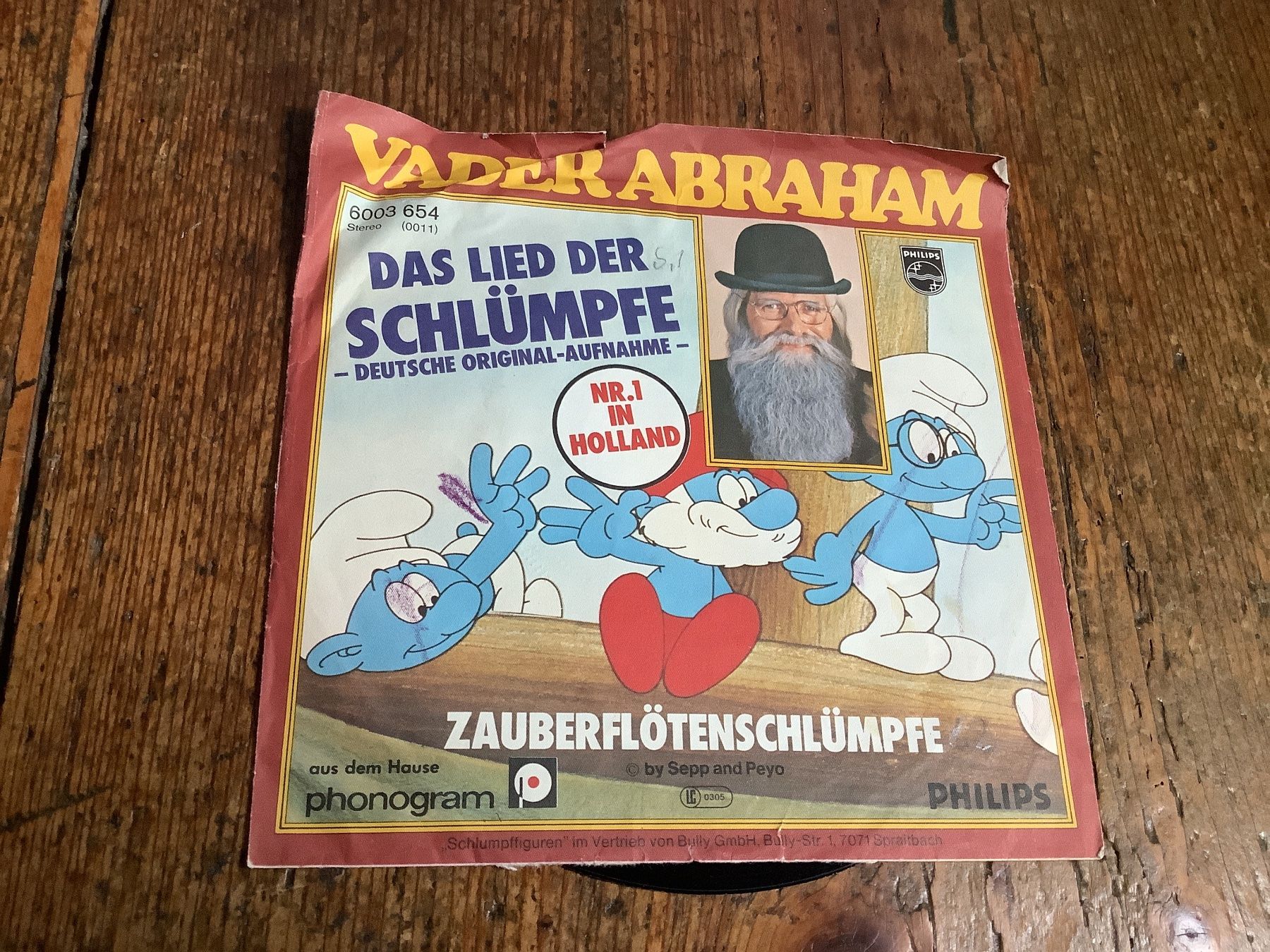 Schallplatten: Vader Abraham Schtroumpf-Lied 7" Vinyl Schallplatte Schlu... – Gebraucht aus Flaach von Monisoldshop 1
