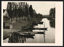 Fotografie Beeskow, Fischerboote auf der
