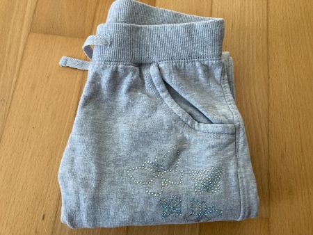 Trainerhosen mit Strasssteinen in Schmetterlingsform "KIDS"