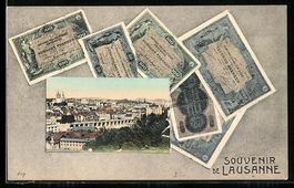Lausanne, Totalansicht aus der Vogelscha