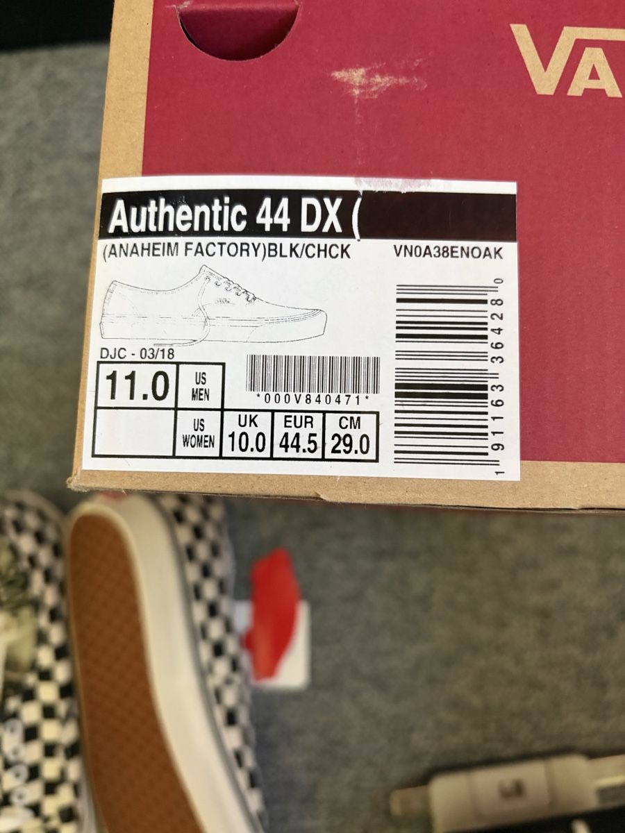Vans Scarpe da uomo: Vans Anaheim Factory Authentic 44 DX – Nuovo e nell'imballaggio originale da Otelfingen venduto da Boosted 3