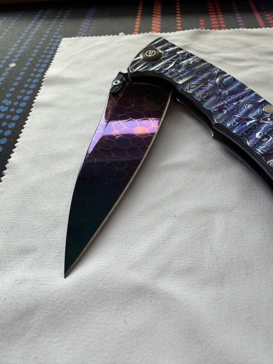 Taschenmesser: Knife Maxace Corvus Timascus Dragonskin – Neu (gemäss Beschreibung) aus Affoltern am Albis von gpi_q8jk 1