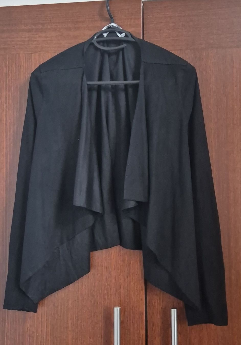 Giacche: Schwarzer leichter Blazer, Gr. M, elegant, Wildlederoptik – Usato da Romanshorn venduto da Enilec02