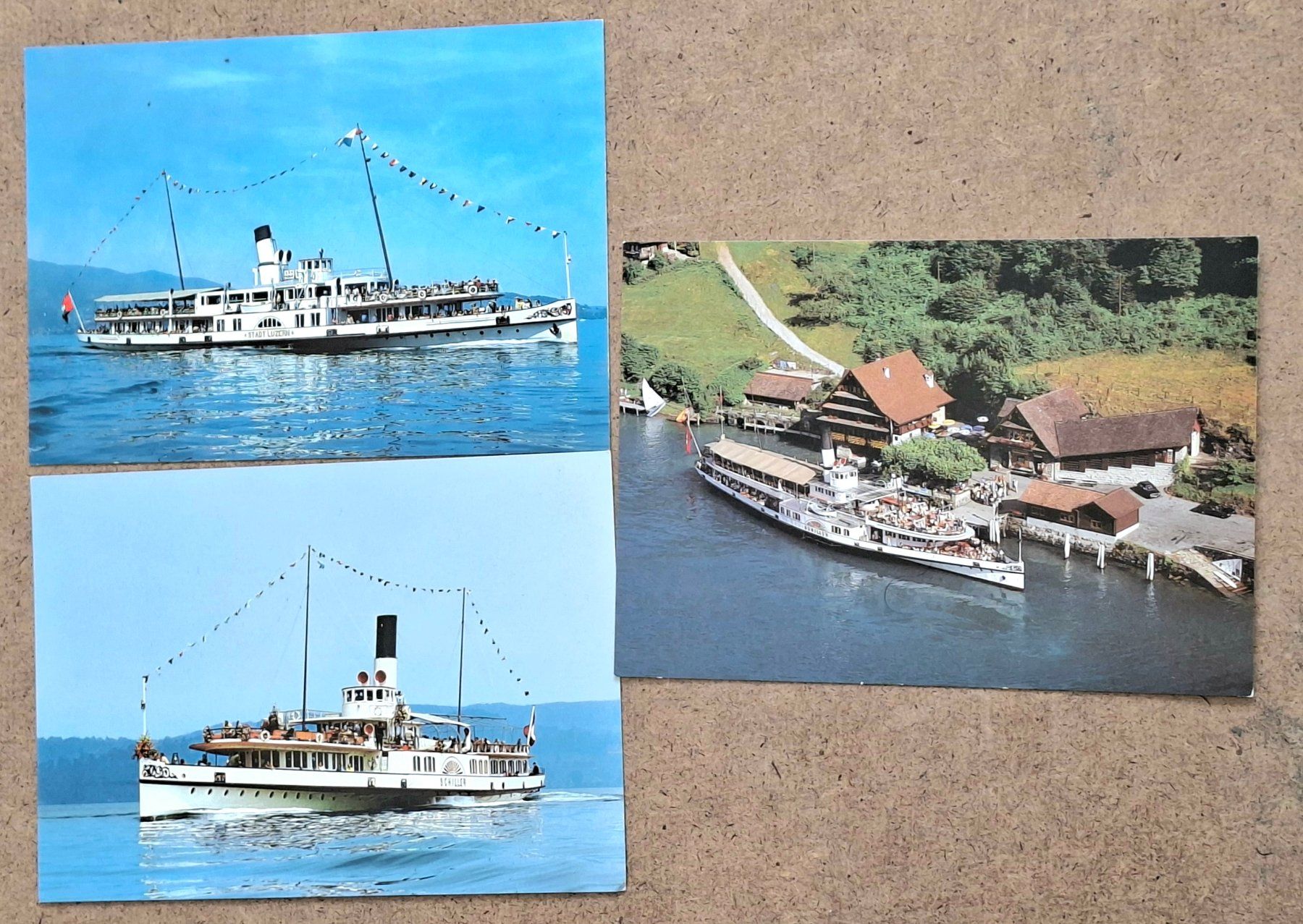Cartoline postali: 42 Ansichtskarten Schifffahrt CGN Genfersee ungelaufen – Nuovo (secondo la descrizione) da Dietlikon venduto da sparrow10 6