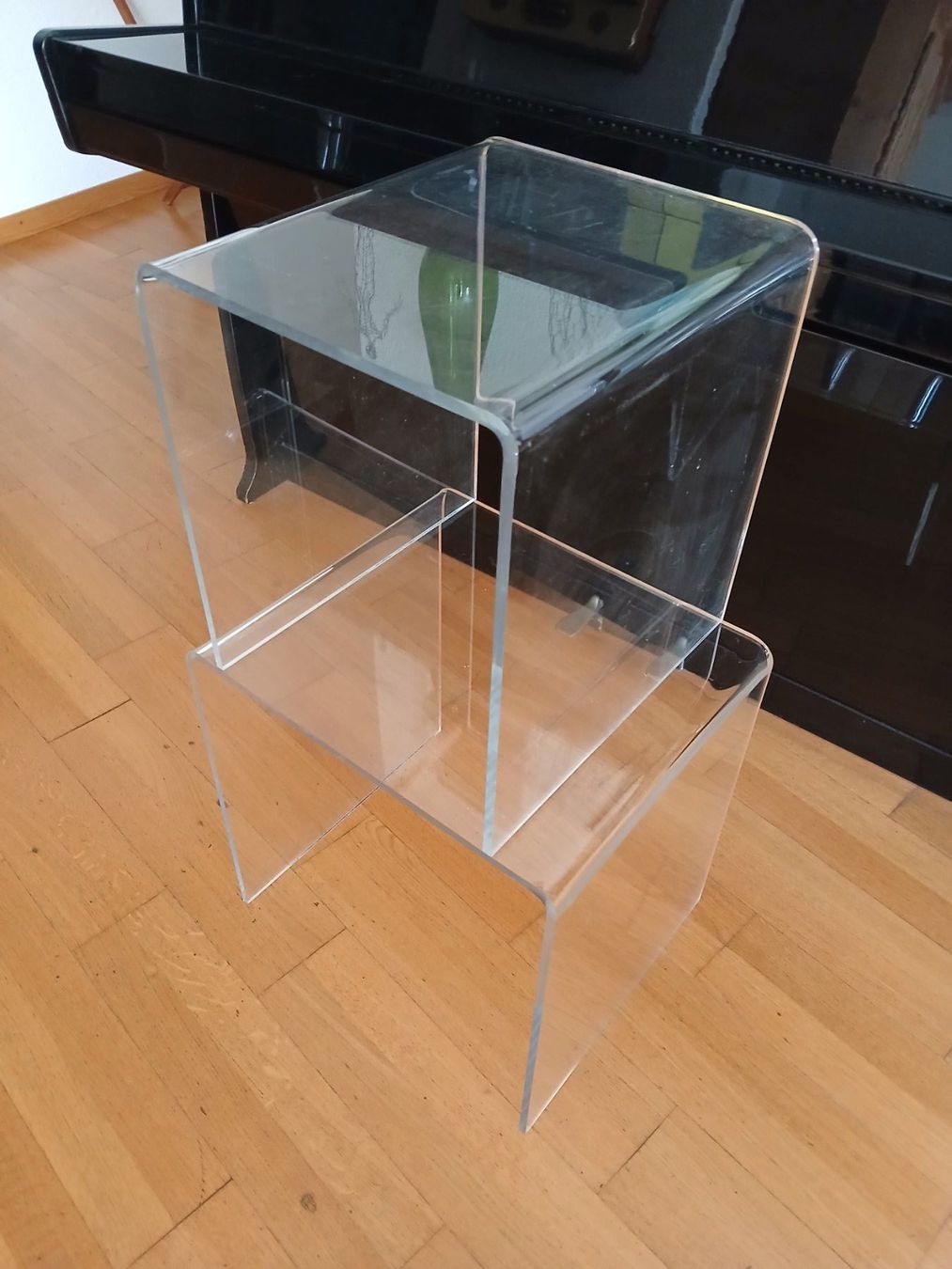 Tavoli: 2 Satztische Acrylglas – Usato da Zumikon venduto da Vollvintage 4