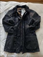 Barbour Beadnell Wachsjacke Navy Gr. 36  neu mit Etikett